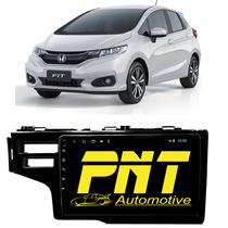 Ant_Central Multimidia PNT Honda Fit/WRV (2015-21) And 11 4GB/64GB/4G Octacore Carplay+And Auto Sem TV