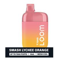 Vap Pod Descartavel Loom T7000 7000 Puffs - Smash Lychee Orange