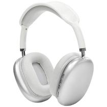 Fone de Ouvido Sem Fio Moxom MX-WL43 com Bluetooth e Microfone - Branco/Prata