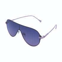 Oculos de Sol Feminino Daniel Klein DK4204-C3 - Prata/Azul