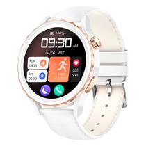 Smartwatch G-Tide GT5 Pro com Tela 1.32 Ips / Bluetooth / IP68 - Gold/White
