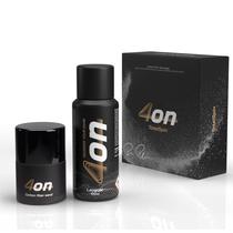 Lacquer 4ON Totalspin 100ML + Carbon Sand 30G - Black