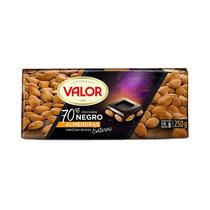 Chocolate Valor 70% Cacao Con Almendras 250GR