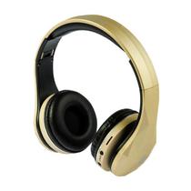 Fone de Ouvido Sem Fio Mox MO-BH551 com Bluetooth - Dourado / Preto