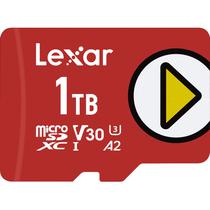 Memoria Micro SD Lexar Play Gaming/Mobile 160 MB/s-100 MB/s C10 1 TB (LMSPLAY001T-Bnnnu)