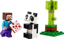 Lego Minecraft Steve And Baby Panda - 30672 (35 Pecas)