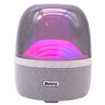 Caixa de Som / Speaker Blulory BS-801 X-Bass Wireless / Bluetooth 5.3/ LED 360 Color Full / 1800MAH - Branco