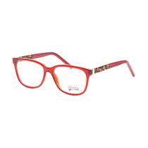 Armacao para Oculos de Grau Visard 18018 C100 Tam. 53-16-138MM - Vermelho