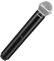 Microfone + Receiver Shure BLX24/SM58-J10 Sem Fio Preto