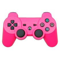 Controle PS3 Playgame Dualshock Pink