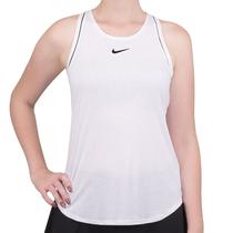 Camiseta Regata Nike Feminina 939314-100 M Branco Court DRY Tank