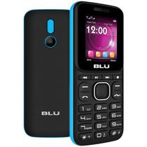 Celular Blu Z4 Music Z251 Dual Sim Tela de 1.8" Camera VGA e Radio FM - Preto/Azul