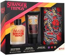 Kit Perfume Stranger Things Edt 100ML + Shower Gel 150ML + Neceser - Masculino