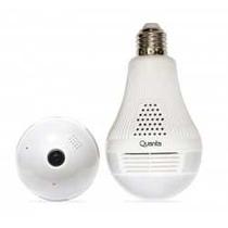 Smart Lampada LED Quanta QTLCW360I com Camera Wifi Panoramica 360