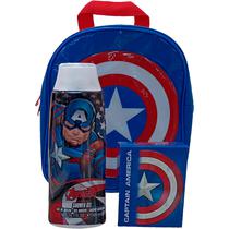 Perfume Marvel Captain America Eau de Toilette Masculino 50ML + Gel de Banho 300ML