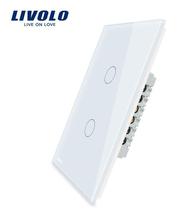 Livolo Inter. Touch Screen 2 Botoes Branco VL-C502S