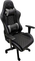 Cadeira Gaming Mtek MK01 (Ajustavel) Cinza/Preto
