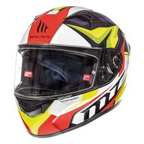 Capacete MT Helmets Kre Lookout G4 - Fechado - Tamanho XL - Gloss Fluor Yellow
