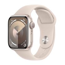 Apple Watch Series 9 MR8T3LW/A - Bluetooth - Wi-Fi - 41MM - GPS - Starlight Aluminum/Starlight Sport
