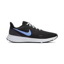 Tenis Nike Masculino Revolution 5 Preto/Azul BQ3204-004