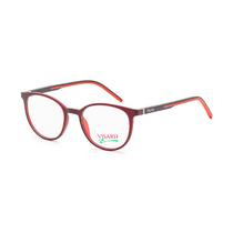 Armacao para Oculos de Grau Visard MZ10-17 C.05A Tam. 48-19-140MM - Preto/Vermelho
