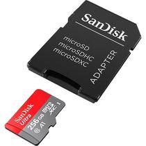 Cartao de Memoria Sandisk Ultra SDSQUAC-256-GN6MA - 256GB - Micro SD com Adaptador - 150MB/s