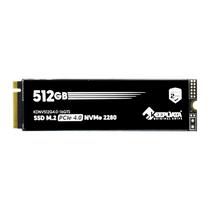 SSD Keepdata 512GB Gen 4, M.2 Nvme 4.0, Leitura Ate 5100MB/s Gravacao 2600MB/s, KDNV512G4.0-16GTS