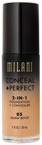 Base Liquido Milani Conceal + Perfect 2 En 1 05 Warm Beige - 30ML