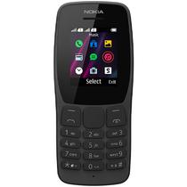Celular Nokia 110 Dual Sim de 1.77" Camera VGA e Radio FM - Preto