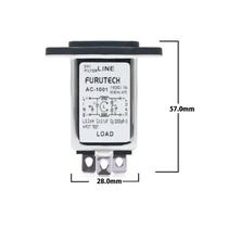 Furutech Conector AC-1001(R) Iec Inlet Emi Filter