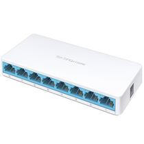 Switch Mercusys MS108 com 8 Portas Ethernet de 10/100 MBPS - Branco/Azul