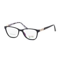 Armacao para Oculos de Grau Visard B2372-TR C3 Tam. 52-18-145MM - Preto/Roxo