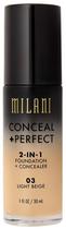 Base Liquido Milani Conceal + Perfect 2 En 1 03 Light Beige - 30ML
