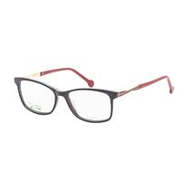Armacao para Oculos de Grau Visard BF7112 C1 Tam. 53-16-140MM - Vermelho/Preto