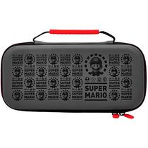 Case de Armazenamento para Nintendo Switch Powera Super Mario Black