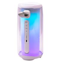 Caixa de Som / Speaker Blulory BS-J05 X-Bass Wireless / Bluetooth 5.0/ LED 360 Color Full / 3000MAH - Branco