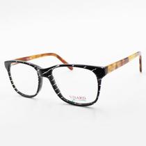 Oculos de Grau Feminino Visard F72 52-18-140 C508 - Marrom $