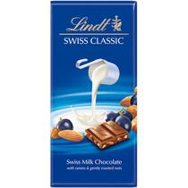 Chocolate Lindt Swiss com Uvas Passas 100G
