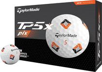 Bola de Golfe Taylormade TP5X Pix N7673901 - Branco (12 Unidades)