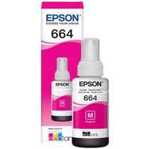 Tinta para Impressoras Epson 664 T664320 com 70 ML - Magenta