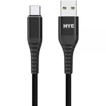 Cabo USB p/ USB-C Hye HYE25C 1.2M 3.1A Preto