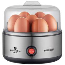 Maquina para Cozinhar Ovos Electrobras Easy Egg EBEG-07 380 Watts para Ate 7 Ovos 127V ~ 60HZ - Prata/Preta