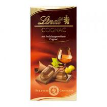 Barra Chocolate Lindt Ao Leite Recheio Conhaque 100G