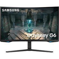 Monitor Gamer Curvo Samsung Odyssey G6 LS27BG652EN LED 27" QHD 240 HZ / 1 MS - Preto
