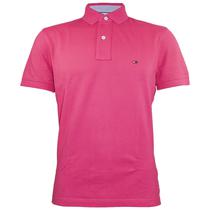 Camiseta Tommy Hilfiger Polo Masculino MW0MW03549-515 L Violeta