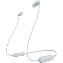 Fone de Ouvido Sony In-Ear WI-C100 Bluetooth - Branco