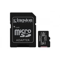 Cartão de Memória SD Micro 64GB Kingston C10 100MB/s Canvas