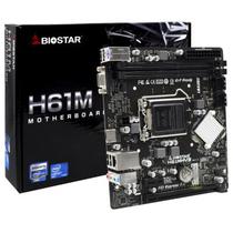 Placa Mãe 1155 Biostar H61MHV3 DDR3/VGA/HDMI.