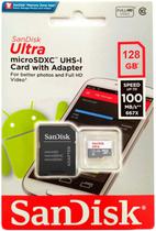 Memoria Microsd Sandisk Ultra 128GB SDSQUNR-128G-GN6MN 100MB/s
