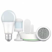 Kit Zigbee Zemismart / Homie, Alarme, Lampada RGB, Sensores Porta, Movimento, Temperatura e Umidade, Home Kit, ZB-Kit